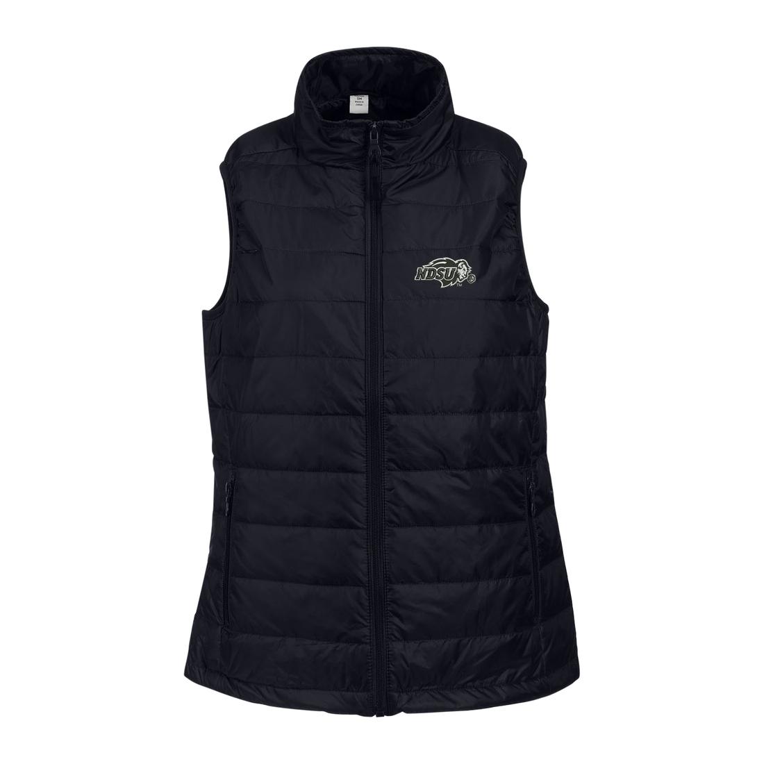 Vest - Ladies Black Apex By Vantage | NDSU Bookstore